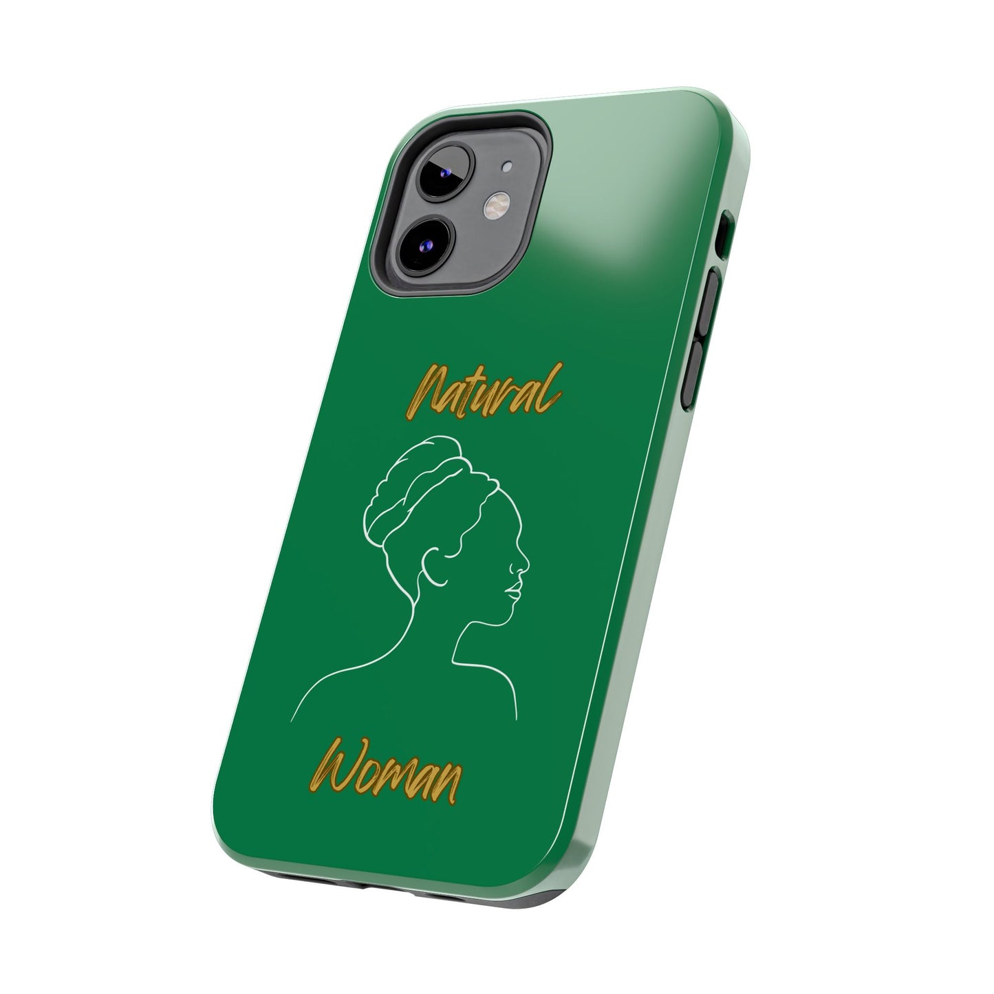 Natural Woman Mixed (WL)Tough Phone Cases DARK GREEN