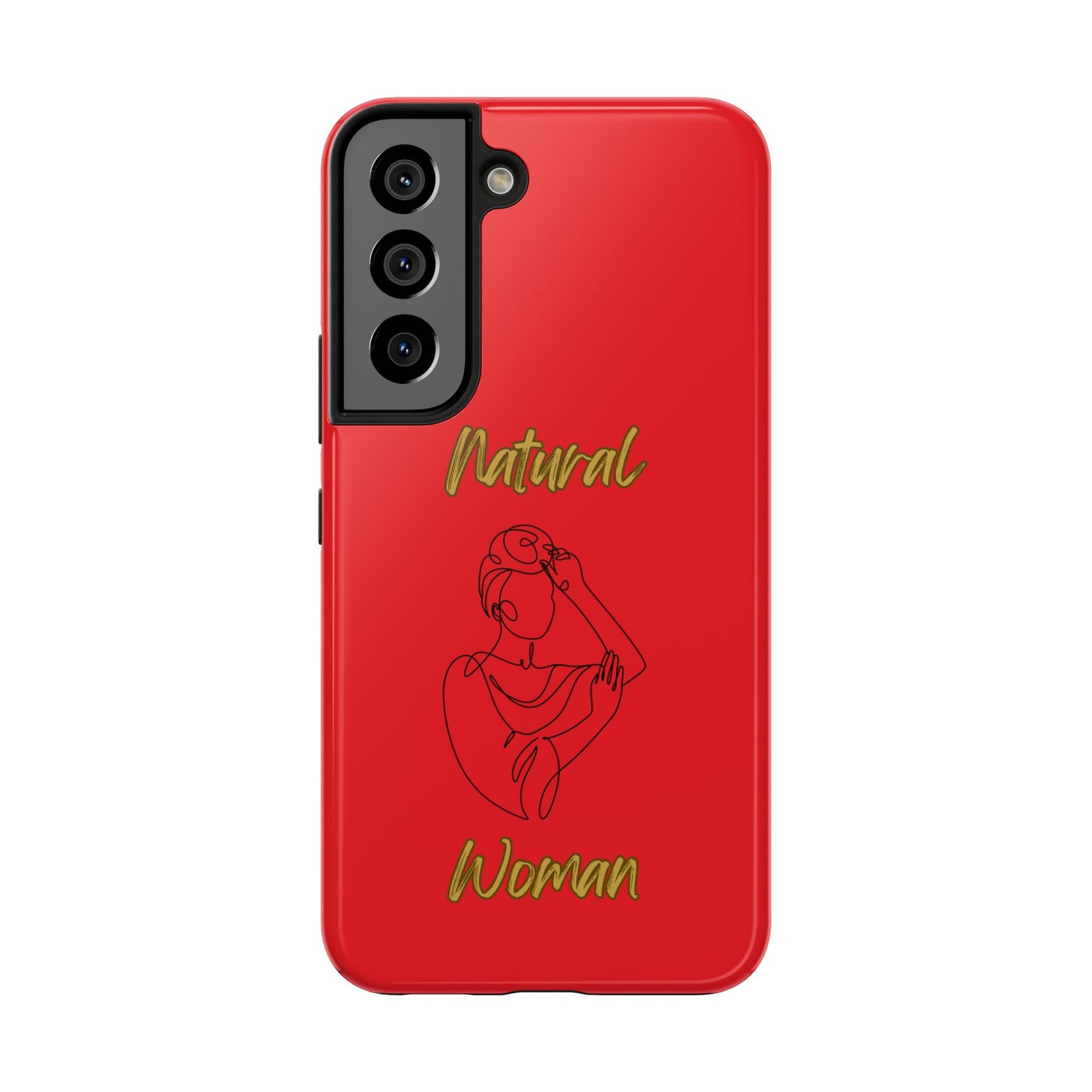 Natural Woman Style (BL)Tough Phone Cases RED