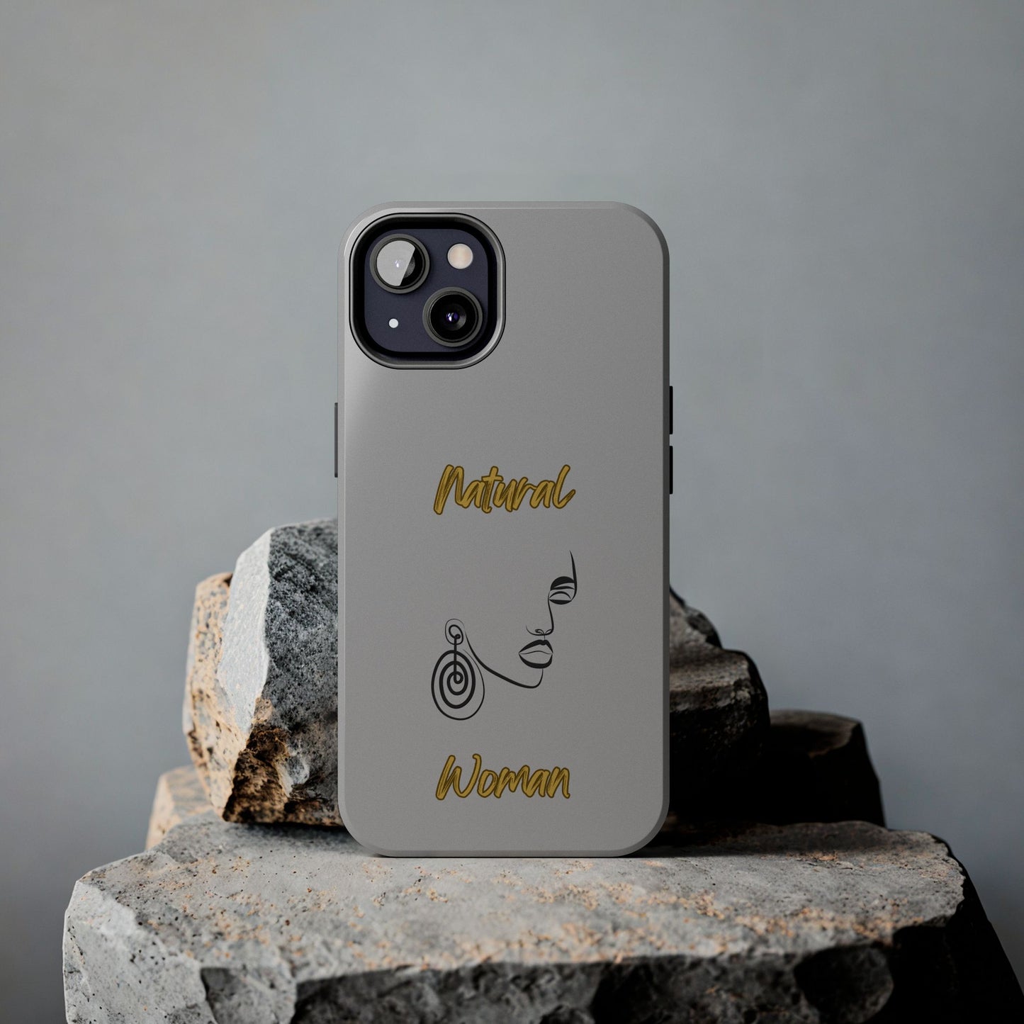 Natural Woman Music In My Soul (BL)Tough Phone Cases LIGHT GREY