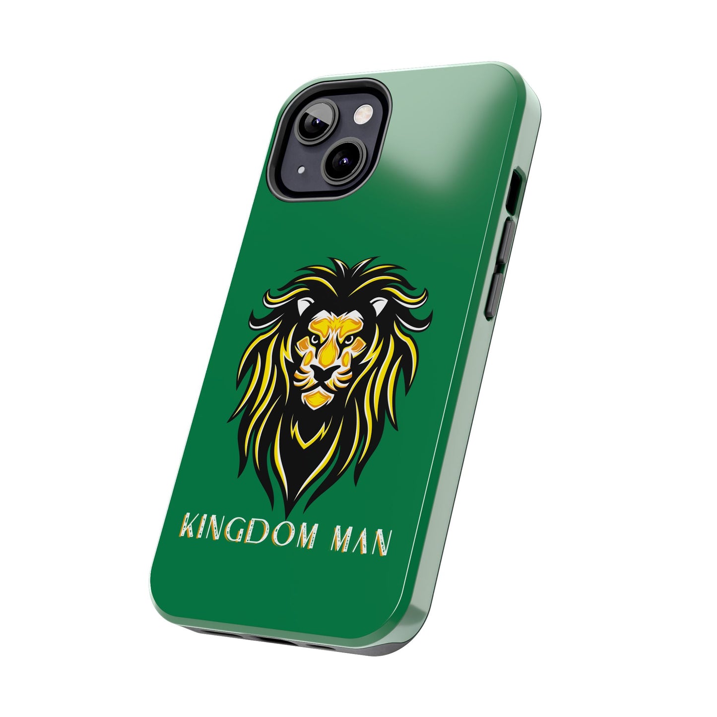 Kingdom Man (White-Gold Label) Tough Phone Case DARK GREEN