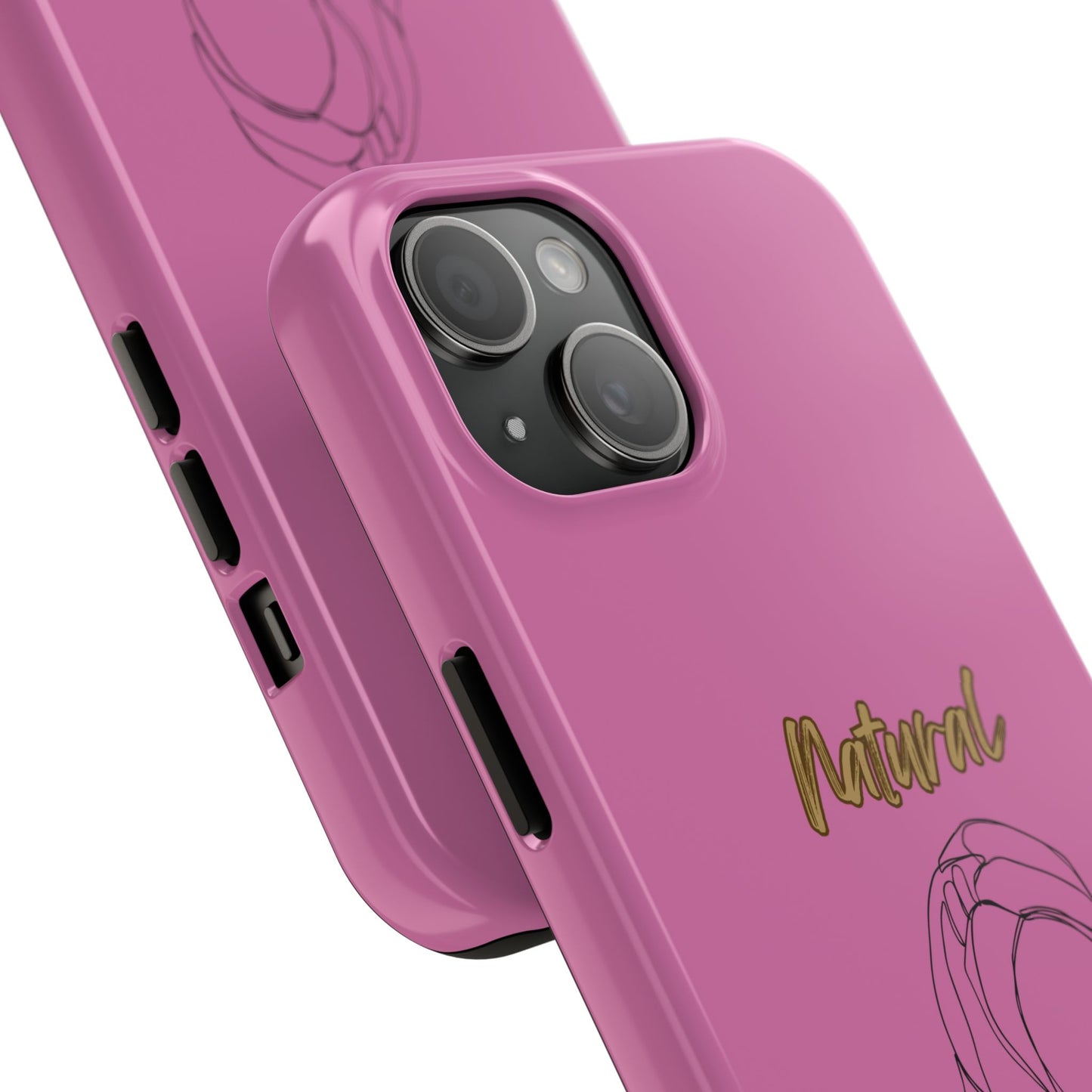 Natural Woman Towel Wrapped (BL)Tough Phone Cases LIGHT PINK