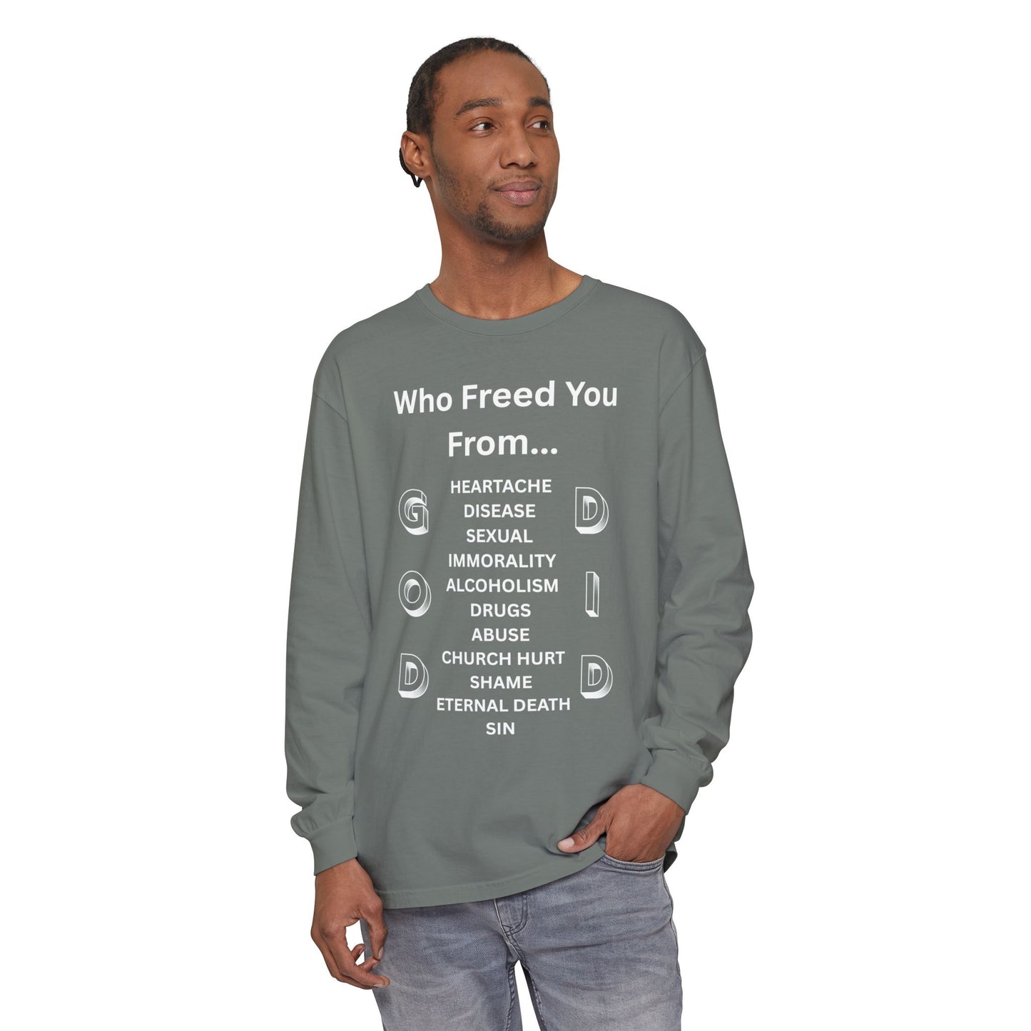 "GOD DID" (WL) Long Sleeve T-Shirt