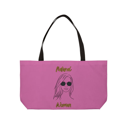 Natural Woman Shades (BL) Weekender Tote Bag LIGHT PINK