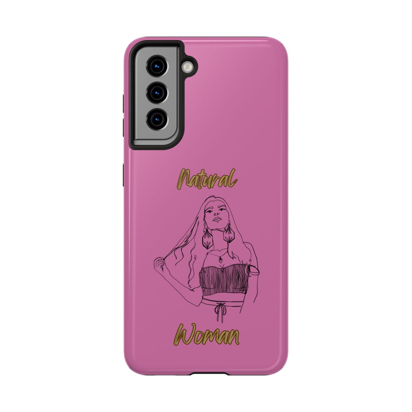 Natural Woman Thinking (BL)Tough Phone Cases LIGHT PINK