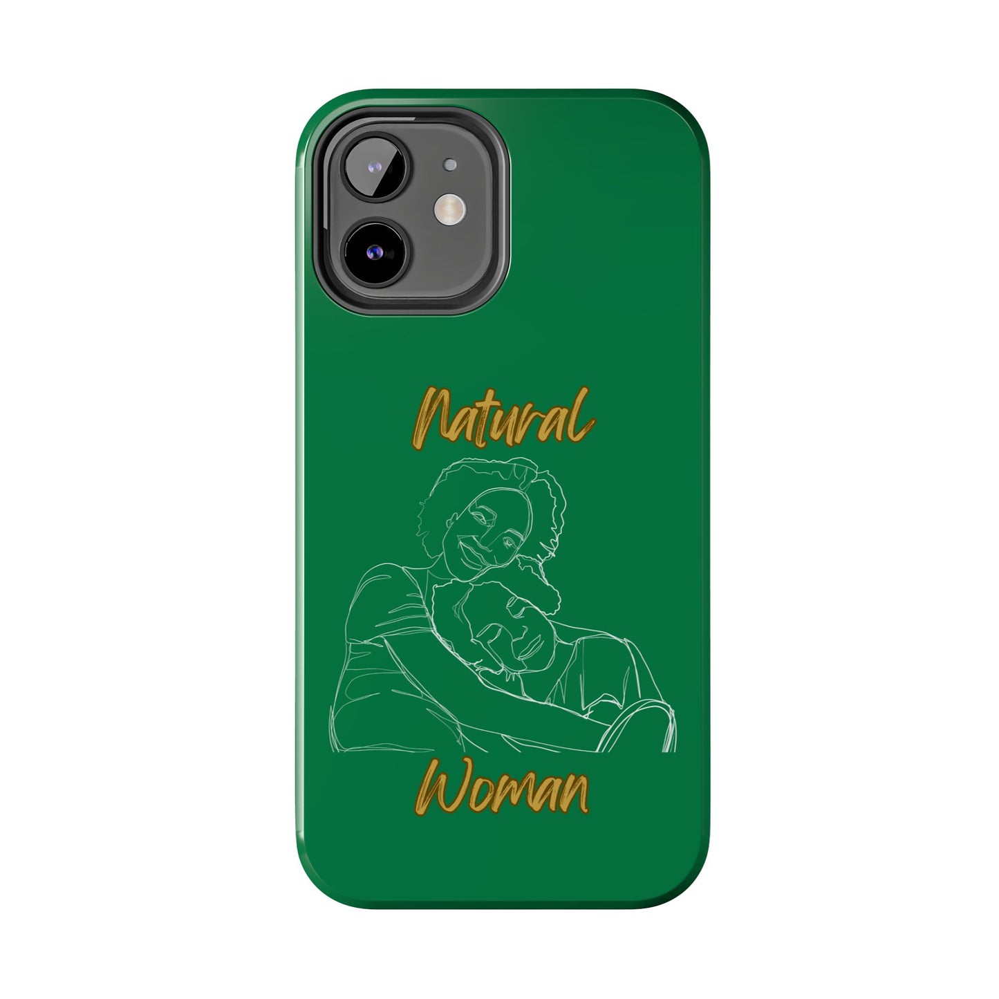 Natural Woman Loving Embrace (WL)Tough Phone Cases DARK GREEN