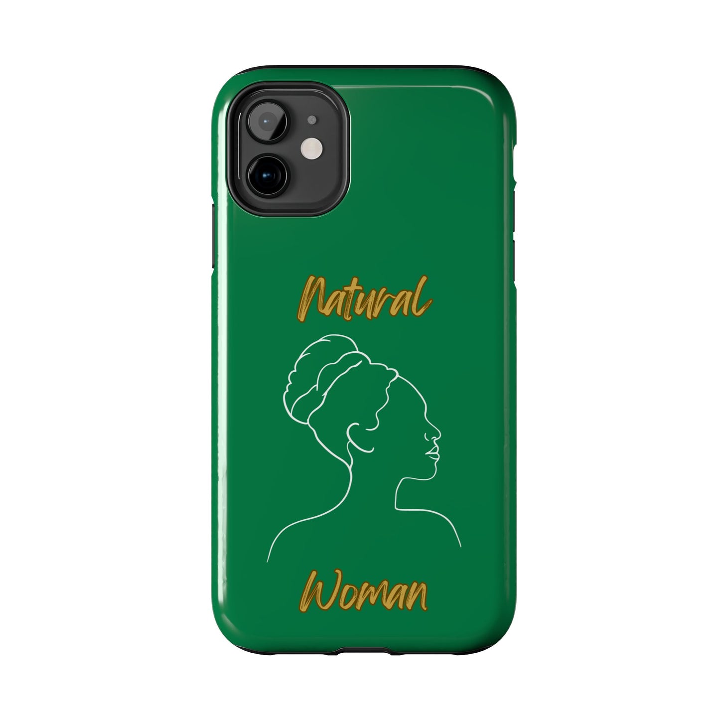 Natural Woman Mixed (WL)Tough Phone Cases DARK GREEN