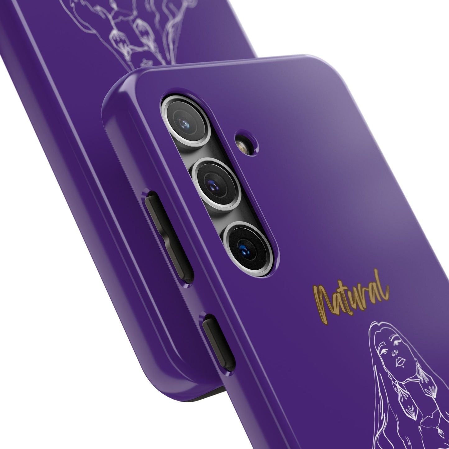 Natural Woman Thinking (WL)Tough Phone Cases PURPLE