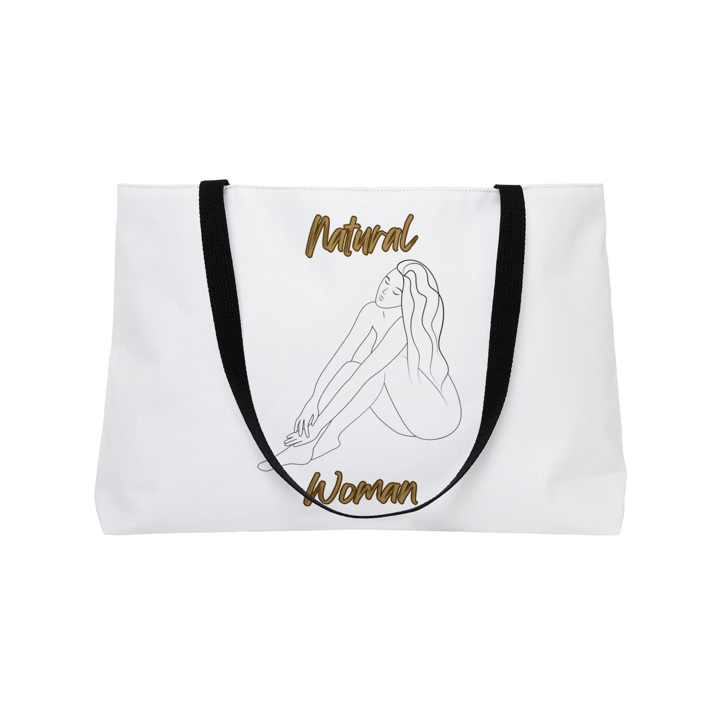 Natural Woman Beauty (BL) Weekender Tote Bag WHITE
