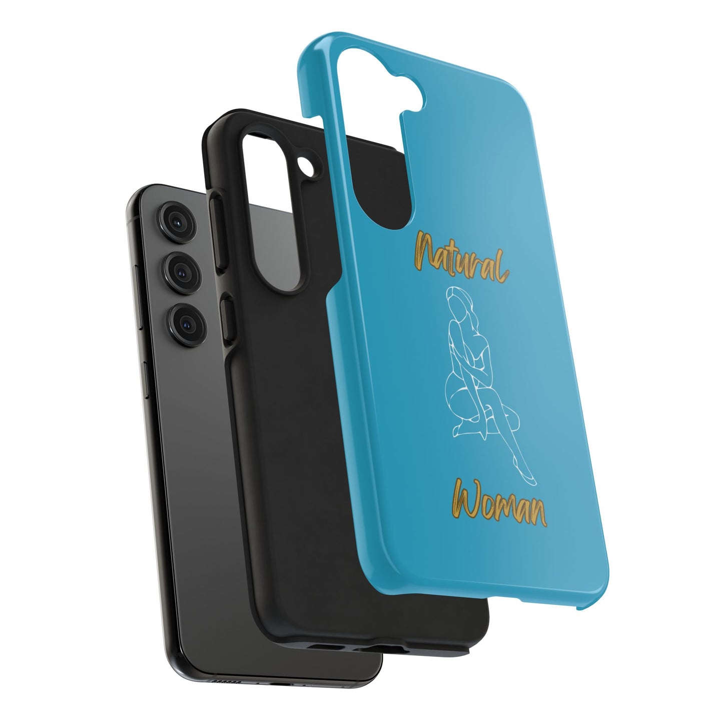 Natural Woman Shoulder Action (WL)Tough Phone Cases TURQUOISE