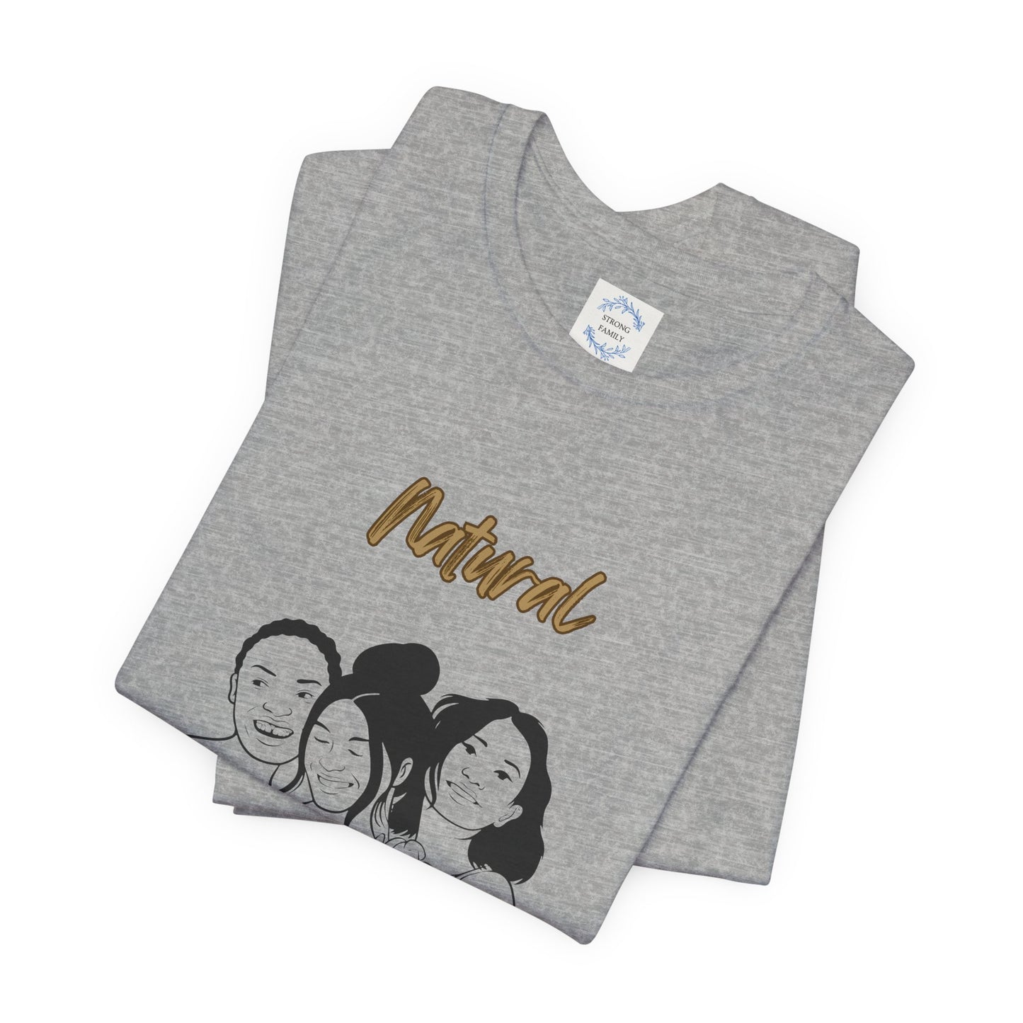 Natural Woman Laughing Friends (BL) Short Sleeve T-Shirt