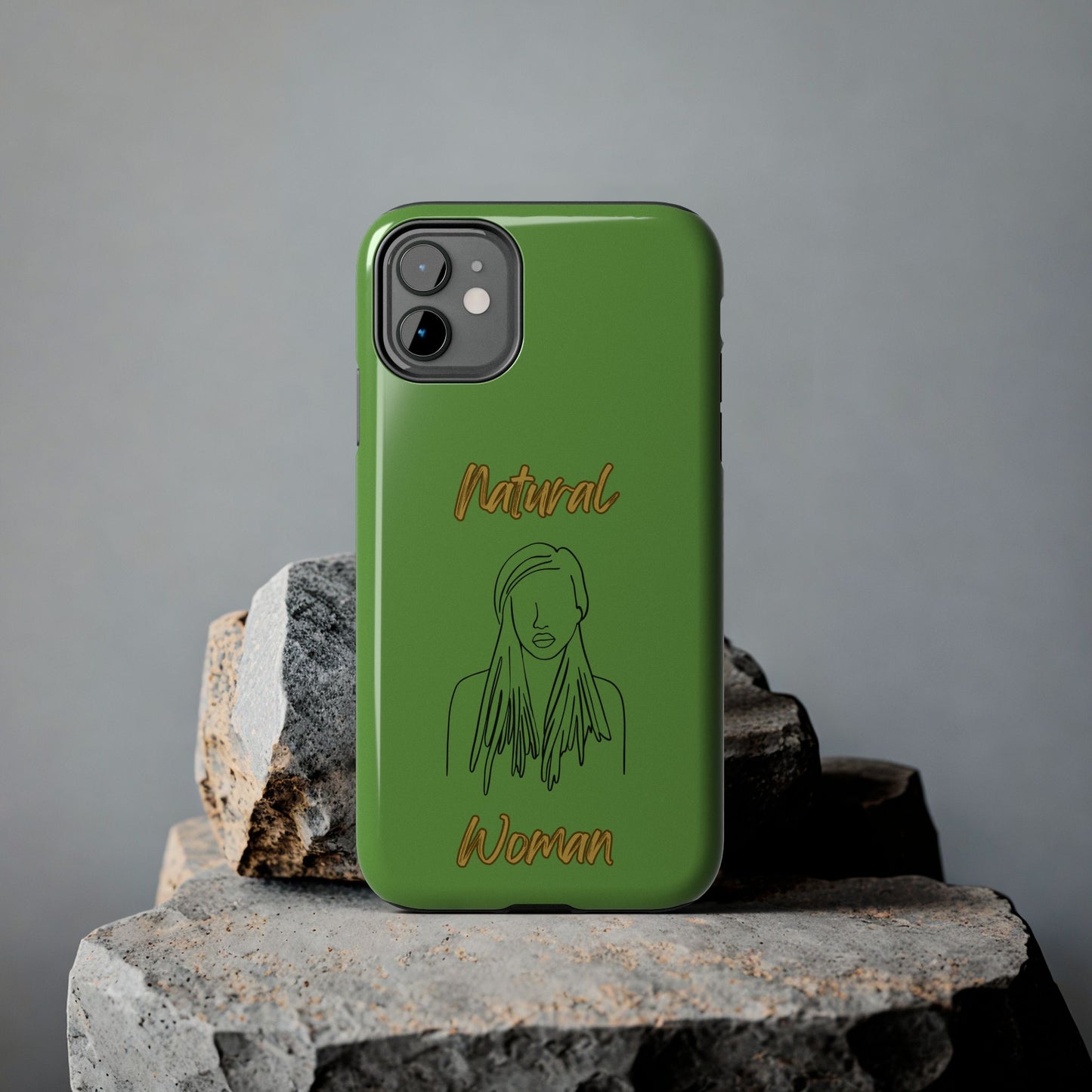 Natural Woman Content (BL)Tough Phone Cases GREEN
