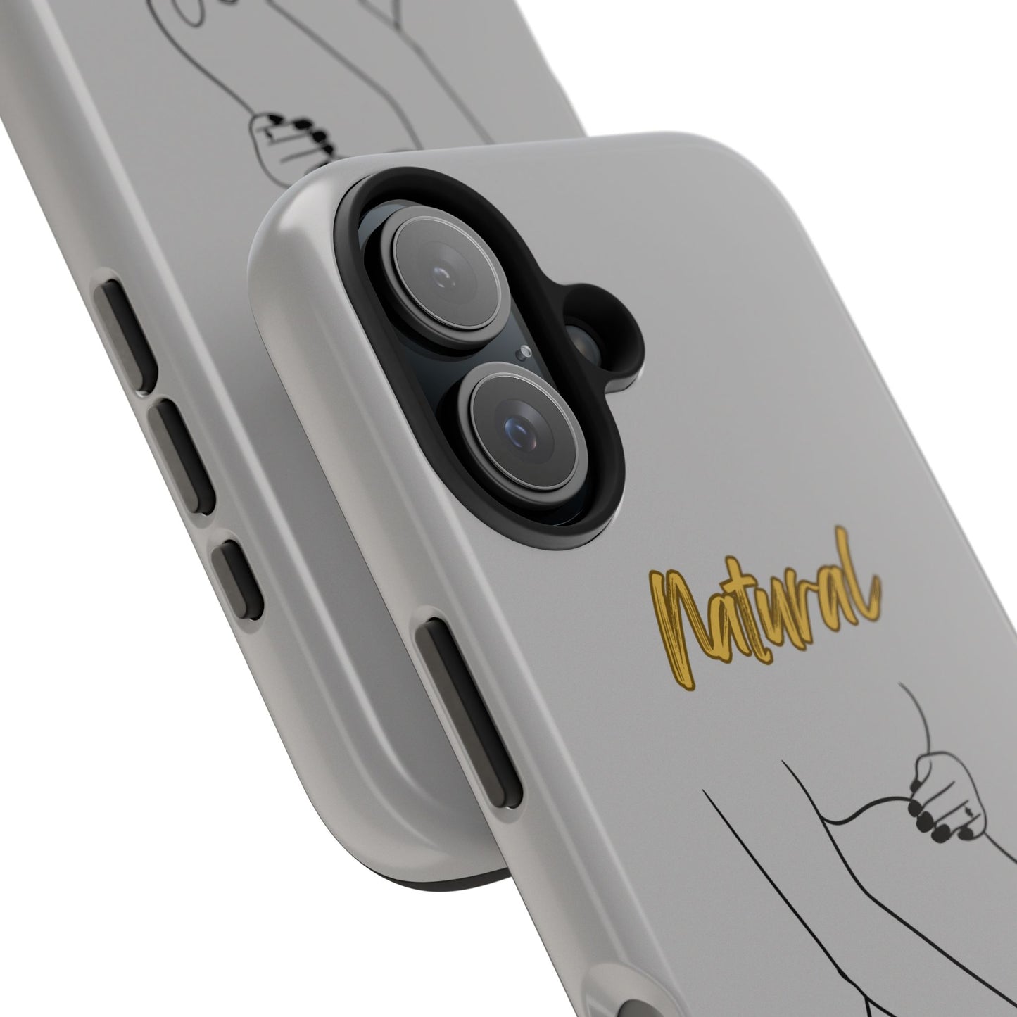 Natural Woman Loved In & Out (BL)Tough Phone Cases LIGHT GREY