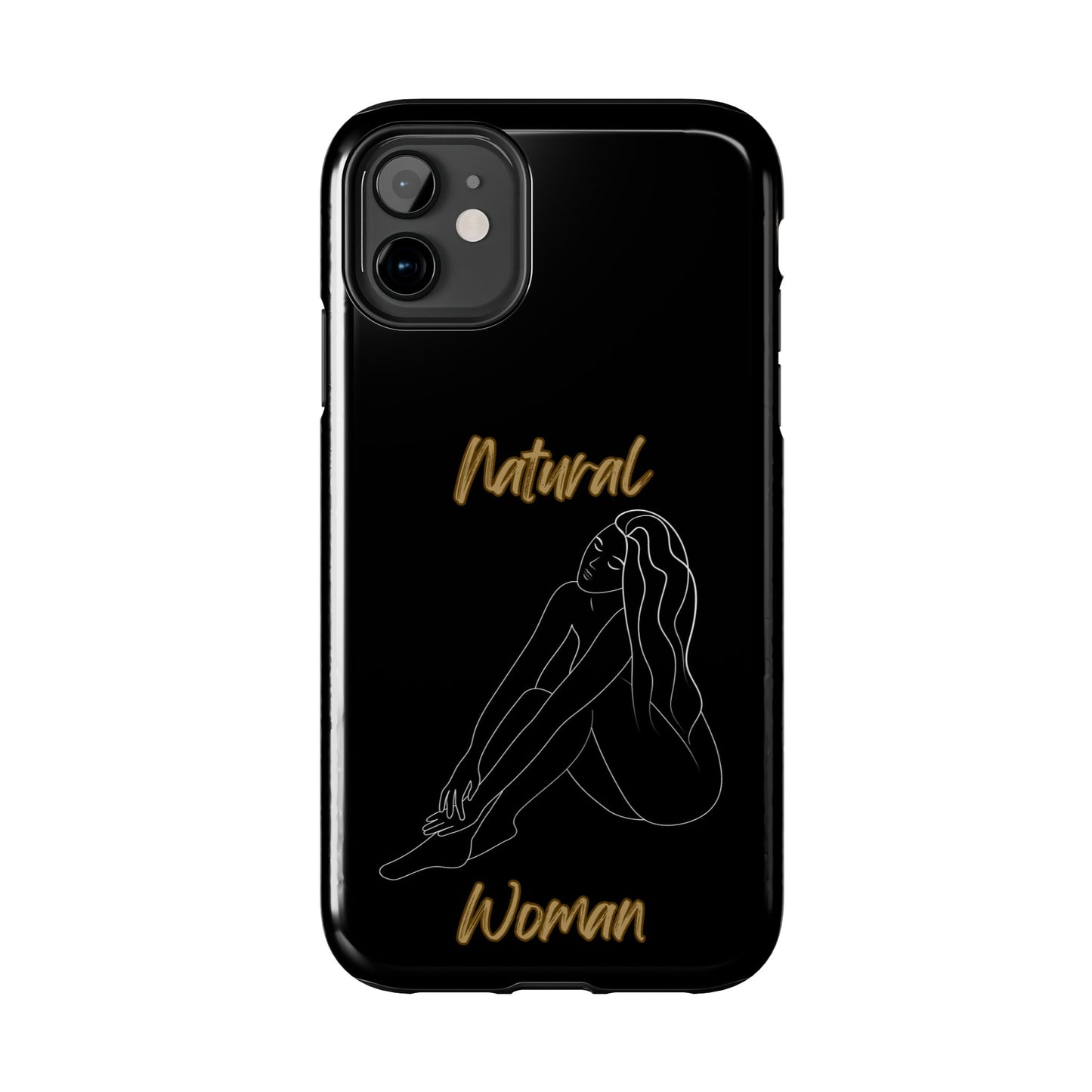 Natural Woman Beauty (WL) Tough Phone Cases BLACK