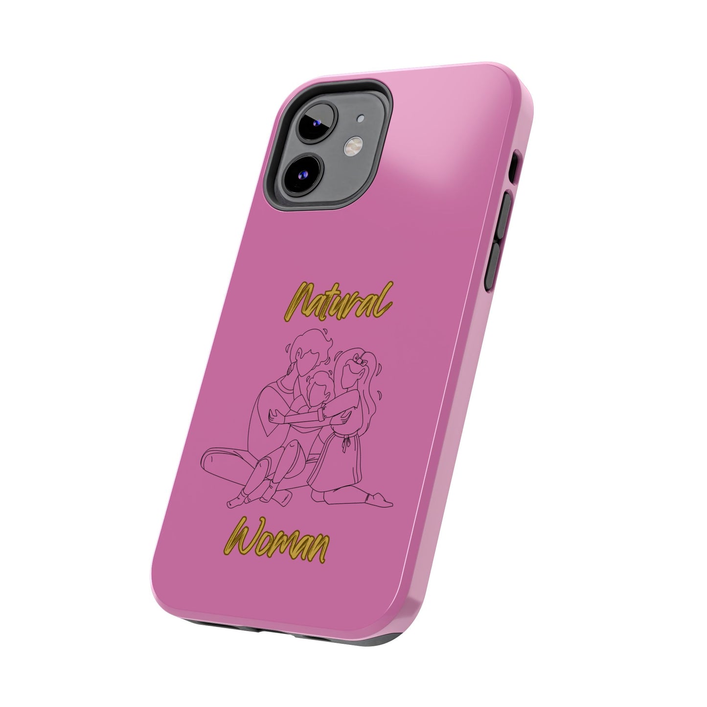 Natural Woman Bear Hugs (BL) Tough Phone Cases LIGHT PINK