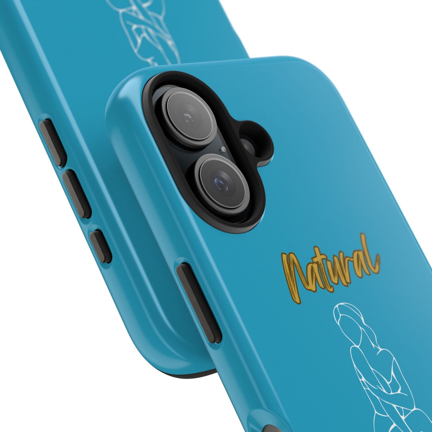 Natural Woman Shoulder Action (WL)Tough Phone Cases TURQUOISE