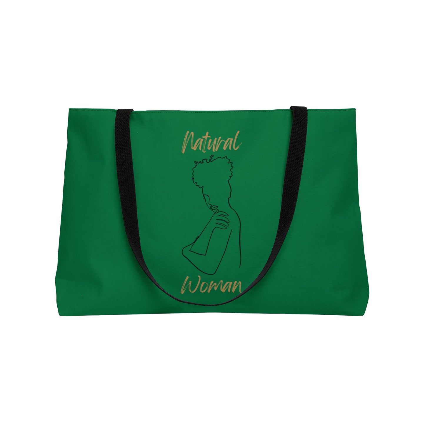 Natural Woman Sassy (BL) Weekender Tote Bag DARK GREEN