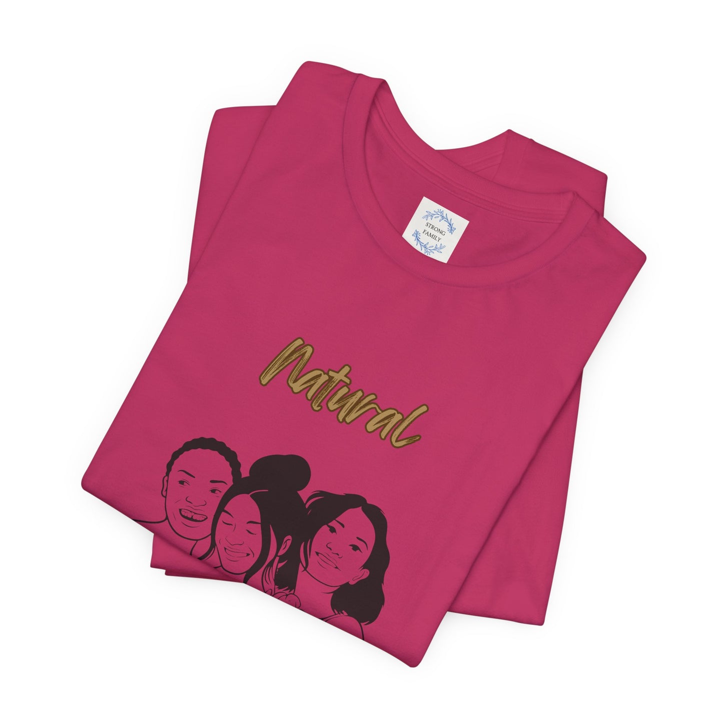 Natural Woman Laughing Friends (BL) Short Sleeve T-Shirt
