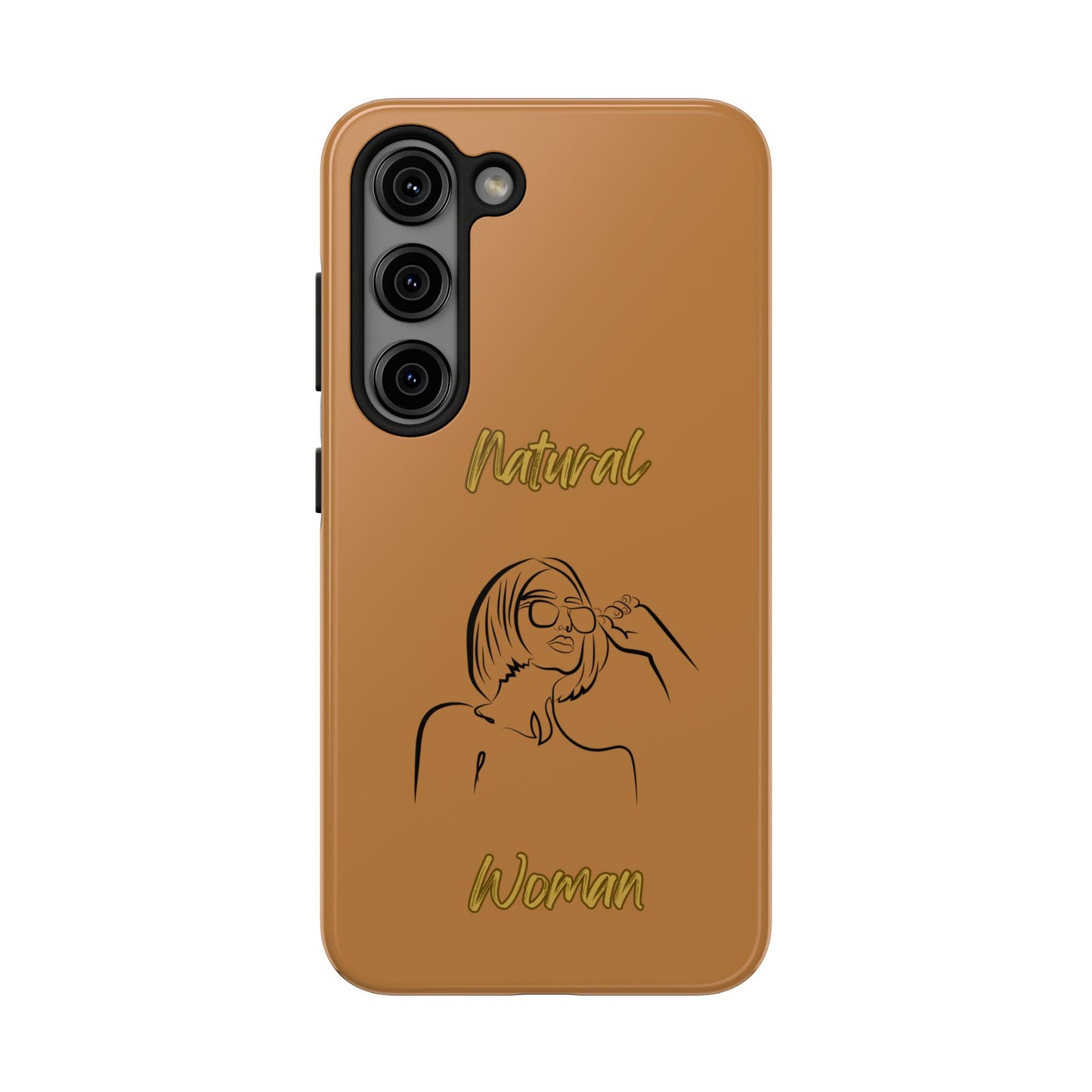 Natural Woman Bright Future (BL)Tough Phone Cases LIGHT BROWN