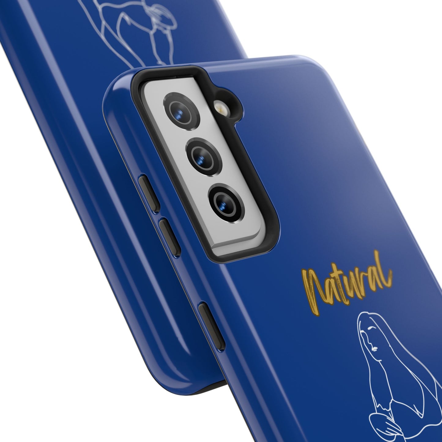 Natural Woman Full Beauty (WL)Tough Phone Cases DARK BLUE