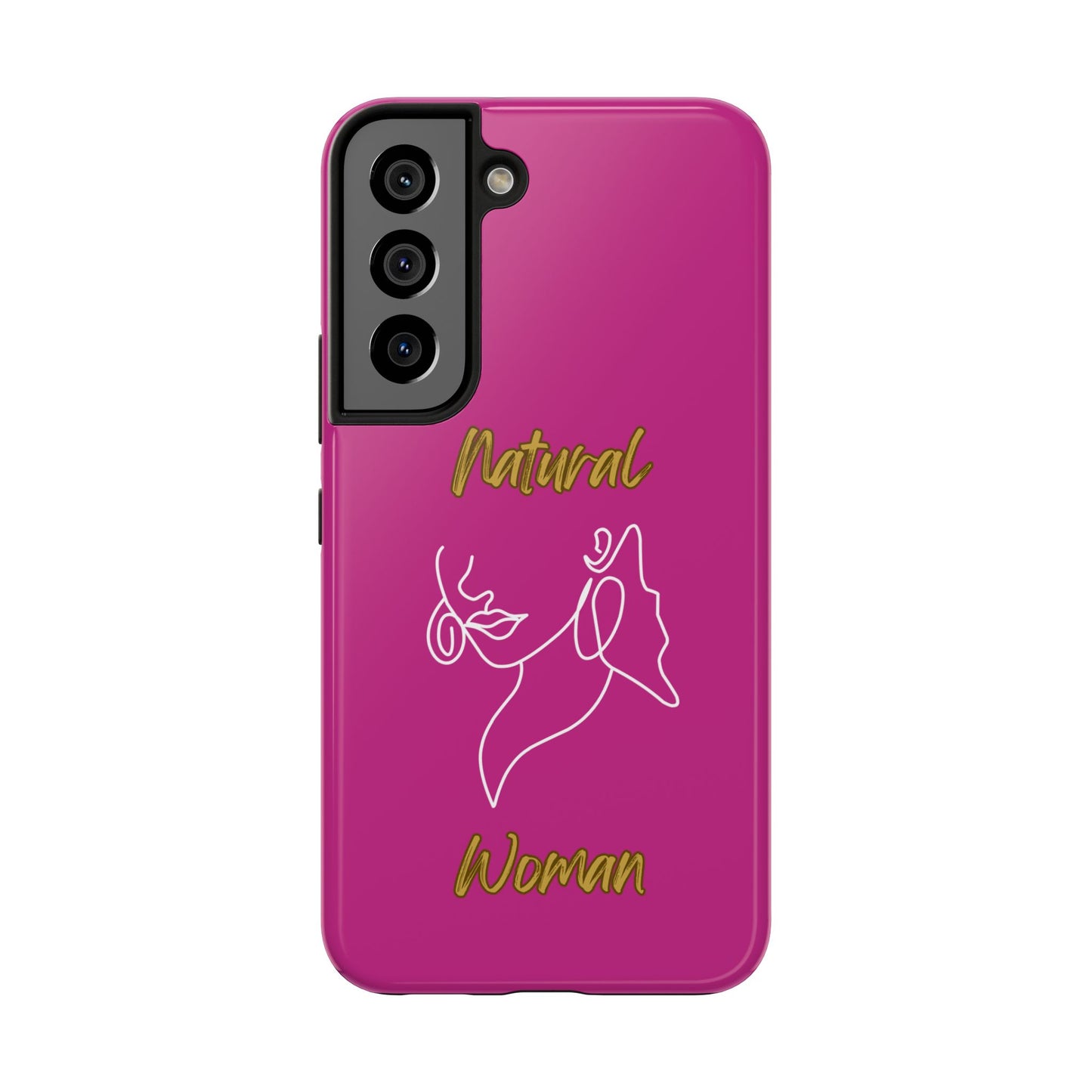 Natural Woman Lips (WL)Tough Phone Cases PINK