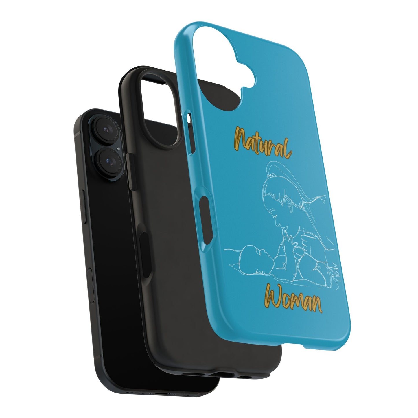 Natural Woman New Life (WL)Tough Phone Cases TURQUOISE