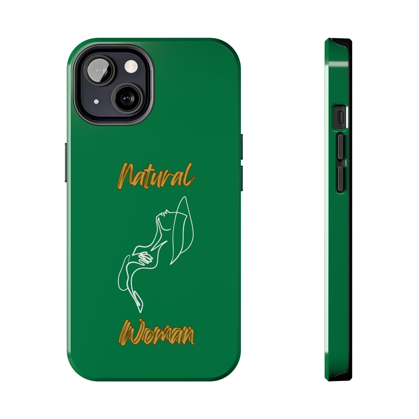 Natural Woman Free (WL)Tough Phone Cases DARK GREEN