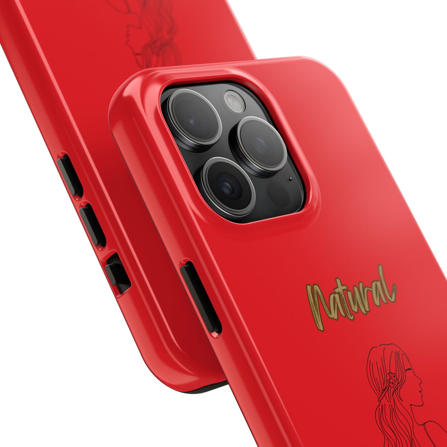 Natural Woman Young Woman (BL)Tough Phone Cases RED