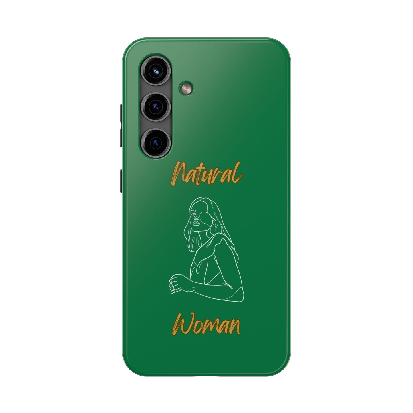 Natural Woman Care Free (WL)Tough Phone Cases DARK GREEN