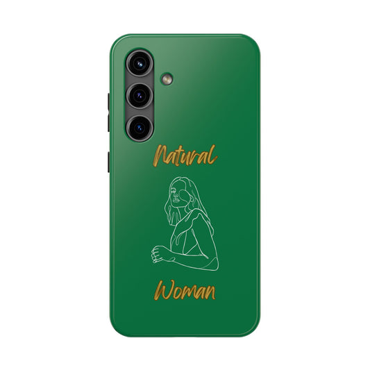 Natural Woman Care Free (WL)Tough Phone Cases DARK GREEN