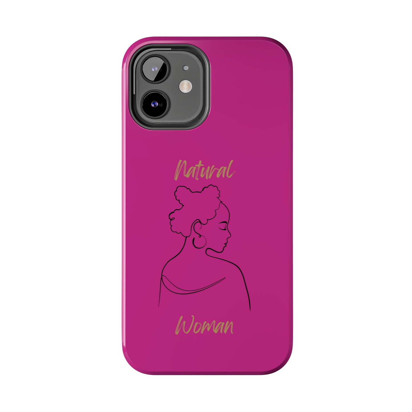 Natural Woman Twists (BL) Tough Phone Cases PINK