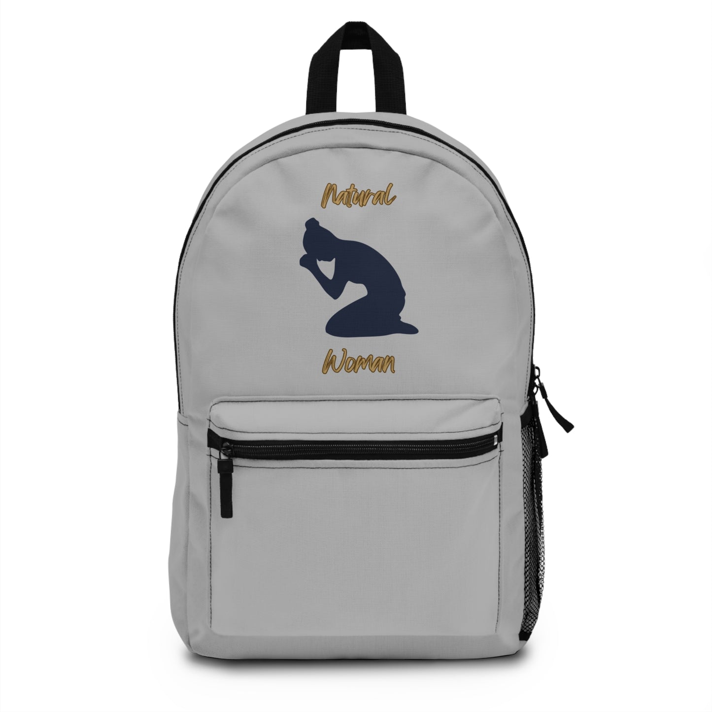 Natural Woman Pray (BL) Backpack LIGHT GREY