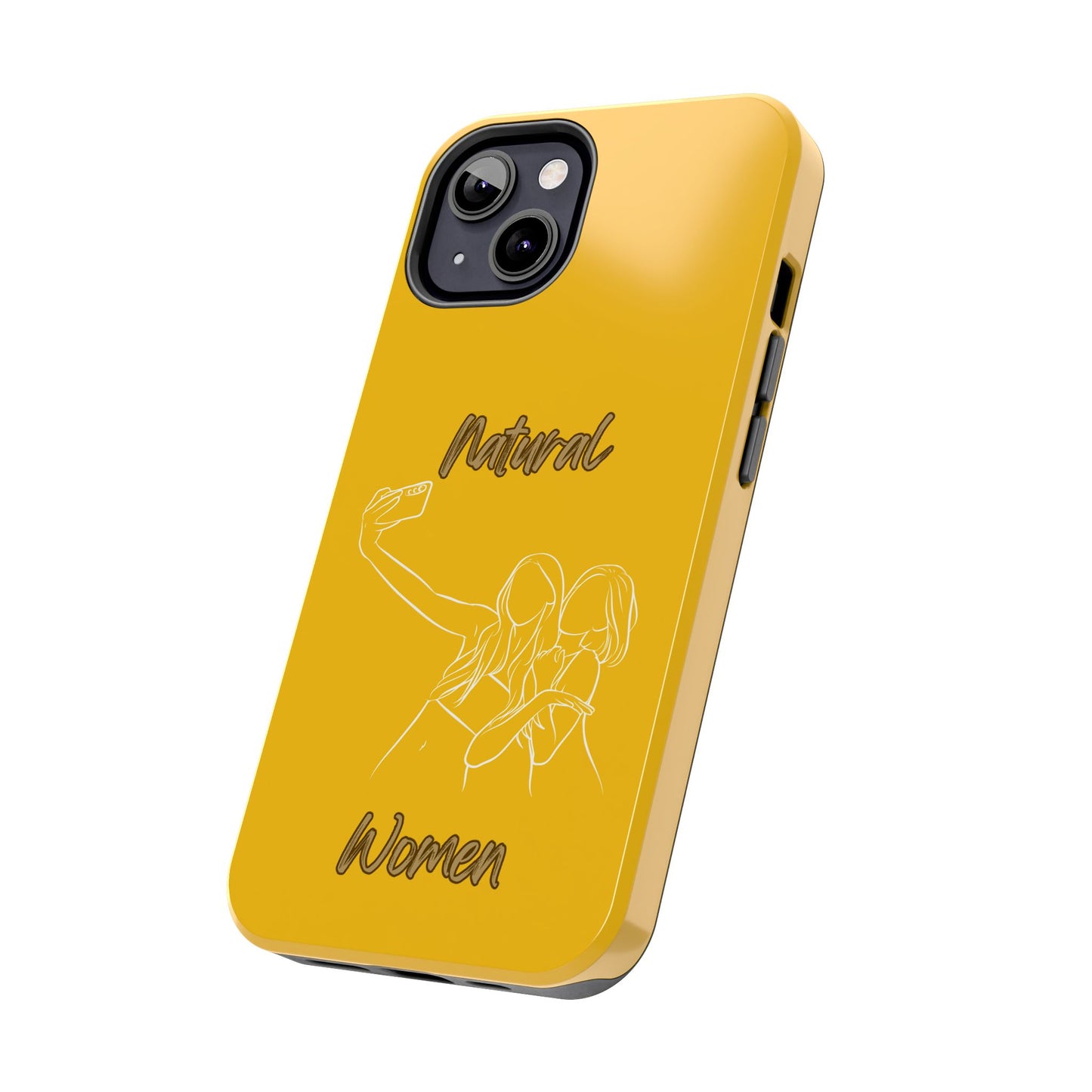 Natural Woman Friends Selfie (WL)Tough Phone Cases YELLOW
