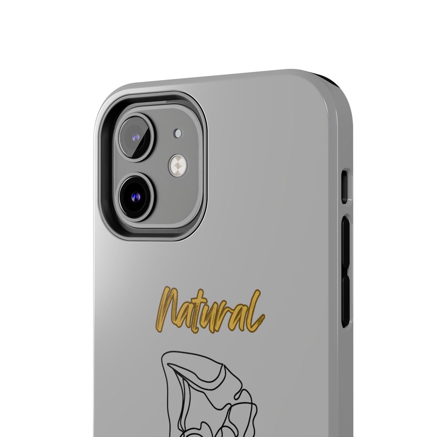 Natural Woman Flexible (BL)Tough Phone Cases LIGHT GREY
