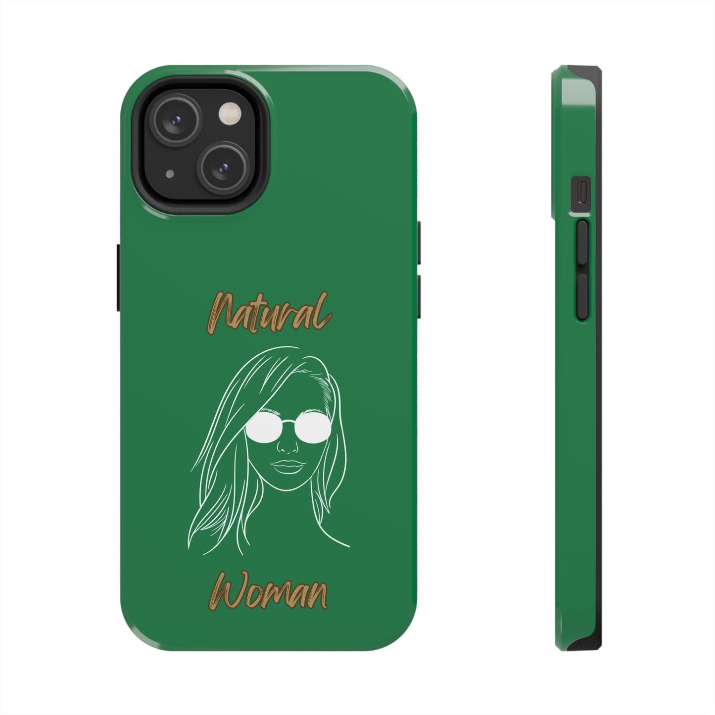 Natural Woman Shades (WL)Tough Phone Cases DARK GREEN