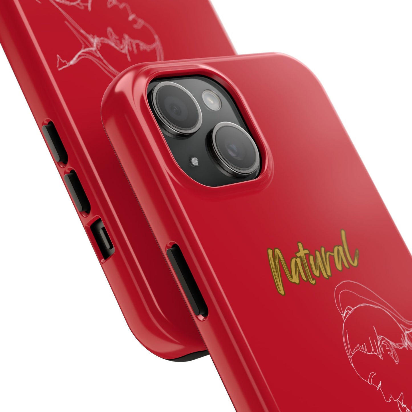 Natural Woman New Life (WL)Tough Phone Cases DARK RED