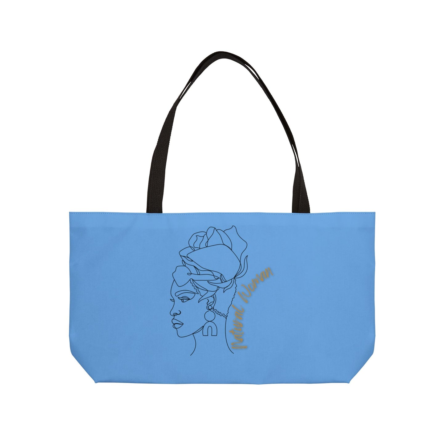 Natural Woman Flower Wrap (BL) Weekender Tote Bag LIGHT BLUE
