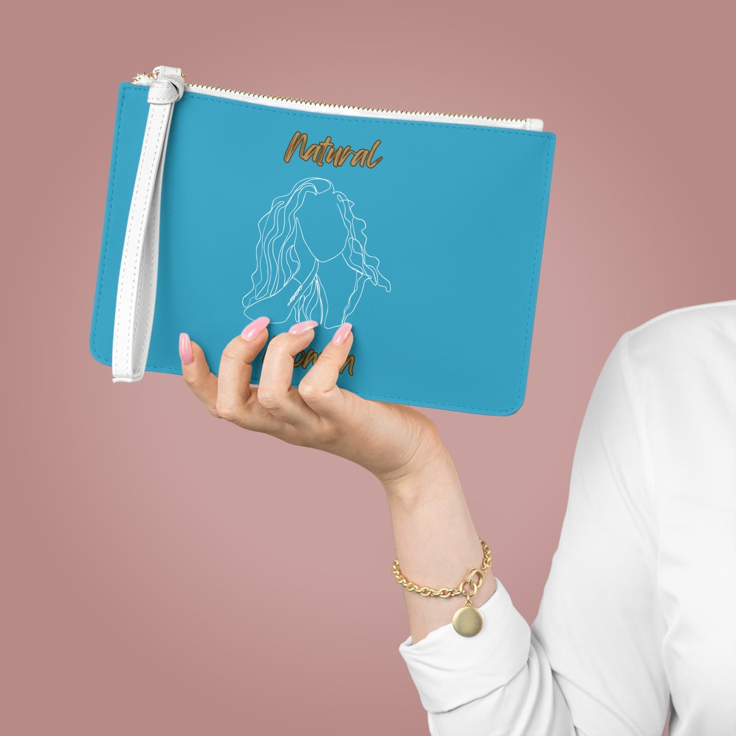 Natural Woman Relaxed (WL) Clutch Bag TURQUOISE