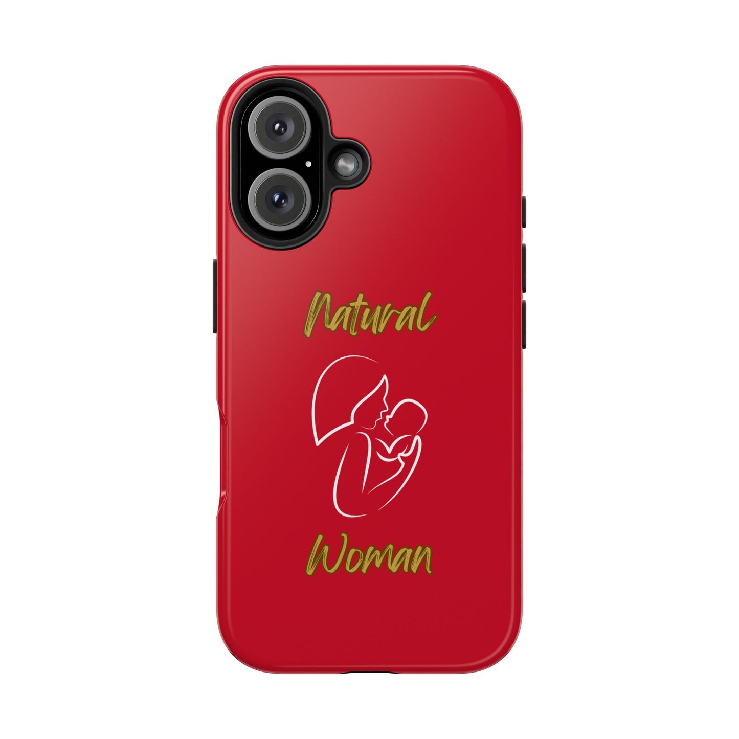 Natural Woman Long Awaited (WL)Tough Phone Cases DARK RED