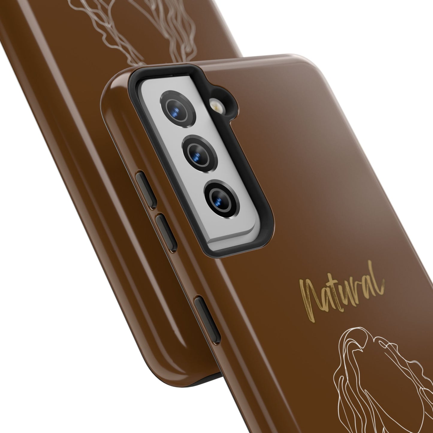 Natural Woman Relaxed (WL) Tough Phone Cases BROWN