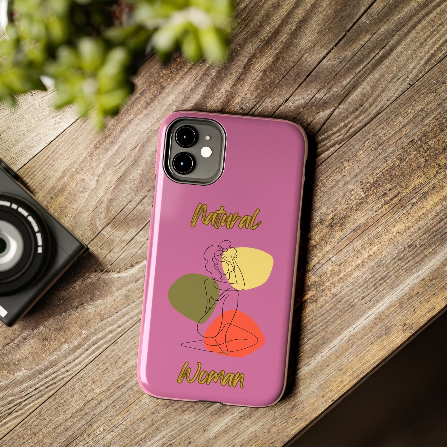 Natural Woman Colorful Pose (BL)Tough Phone Cases LIGHT PINK