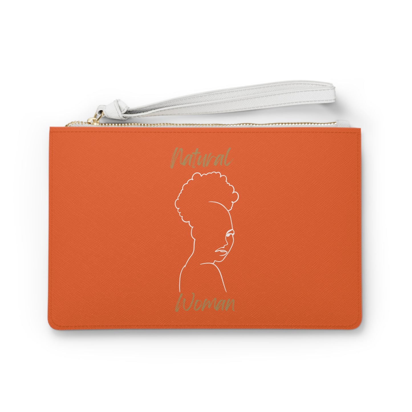 Natural Woman Twist Afro (WL) Clutch Bag ORANGE