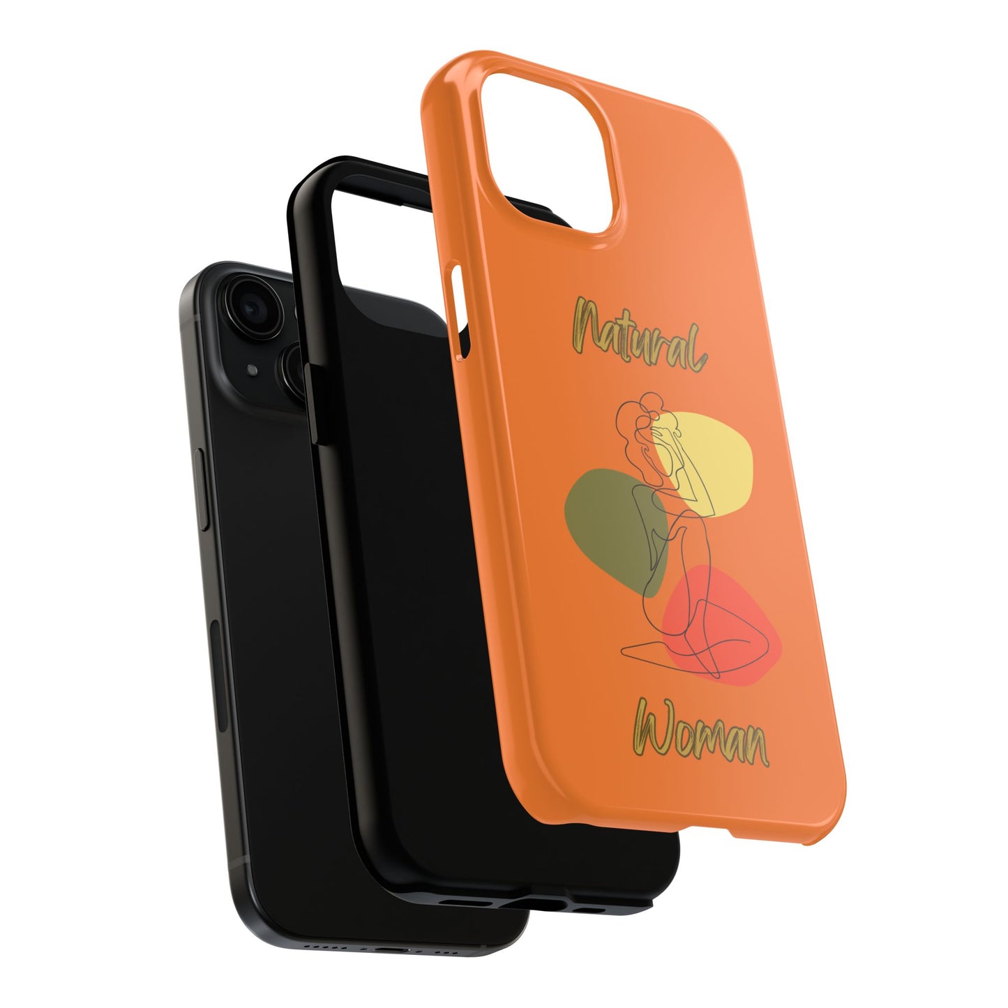 Natural Woman Colorful Pose (BL)Tough Phone Cases CRUSTA