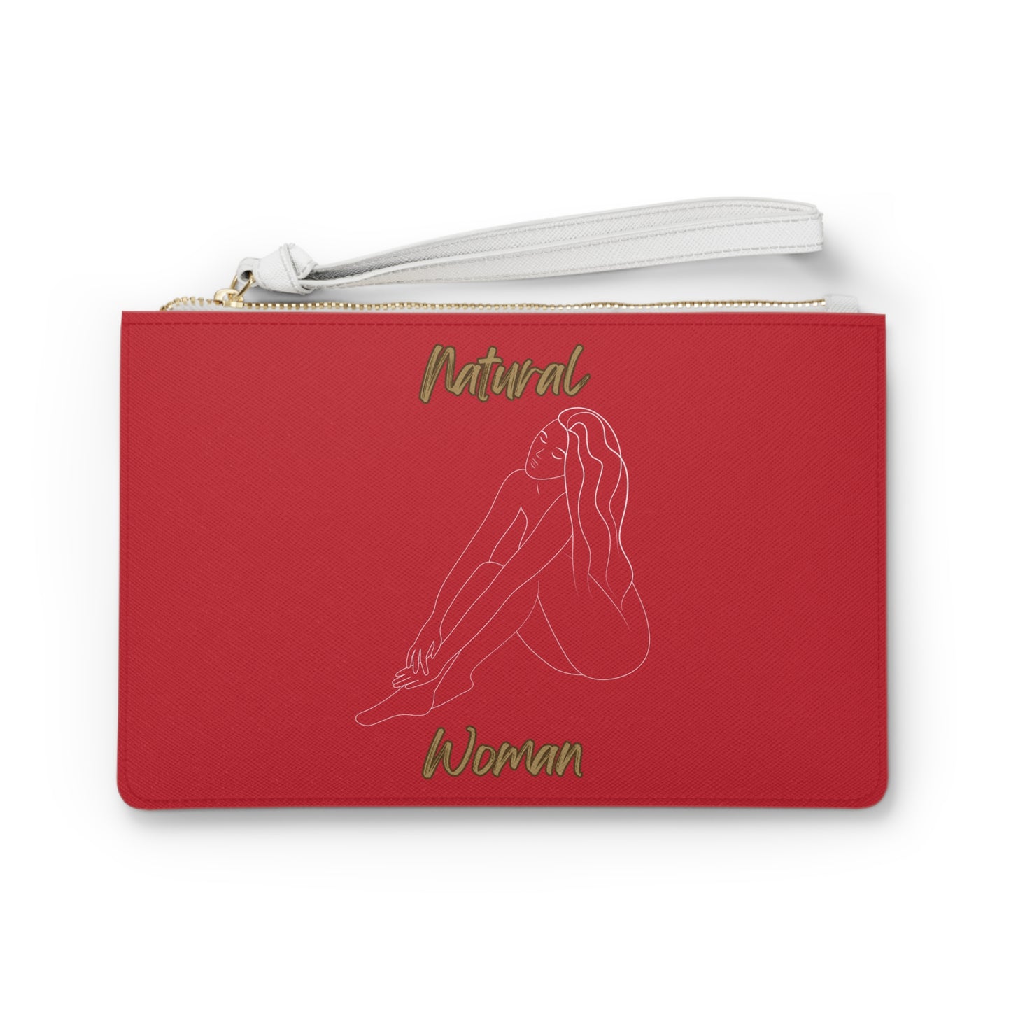 Natural Woman Beauty (WL) Clutch Bag DARK RED