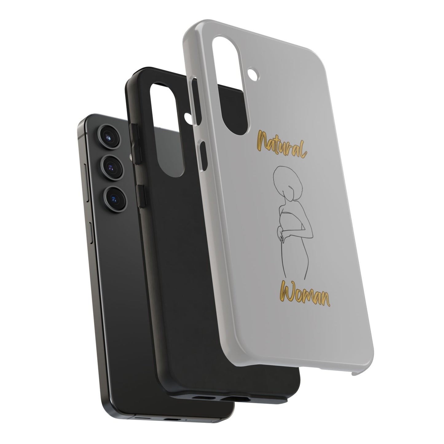 Natural Woman Sho Nuff (BL)Tough Phone Cases LIGHT GREY