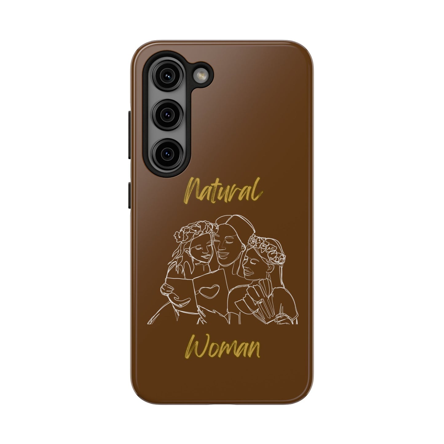 Natural Woman Me & My Girls (WL)Tough Phone Cases BROWN