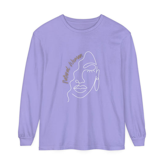 Natural Woman Half Face (WL) Long Sleeve T-Shirt