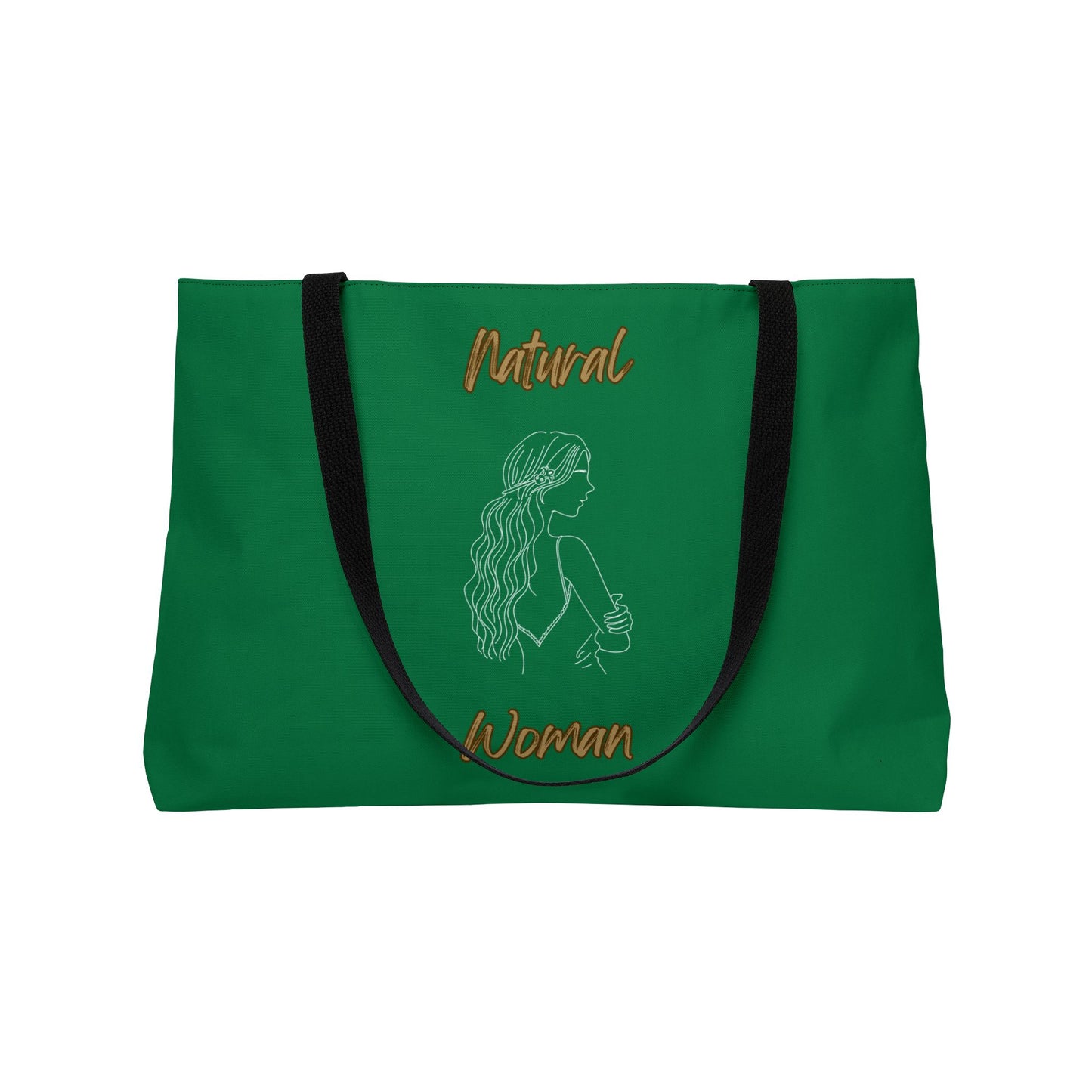 Natural Woman Young Woman (WL) Weekender Tote Bag DARK GREEN