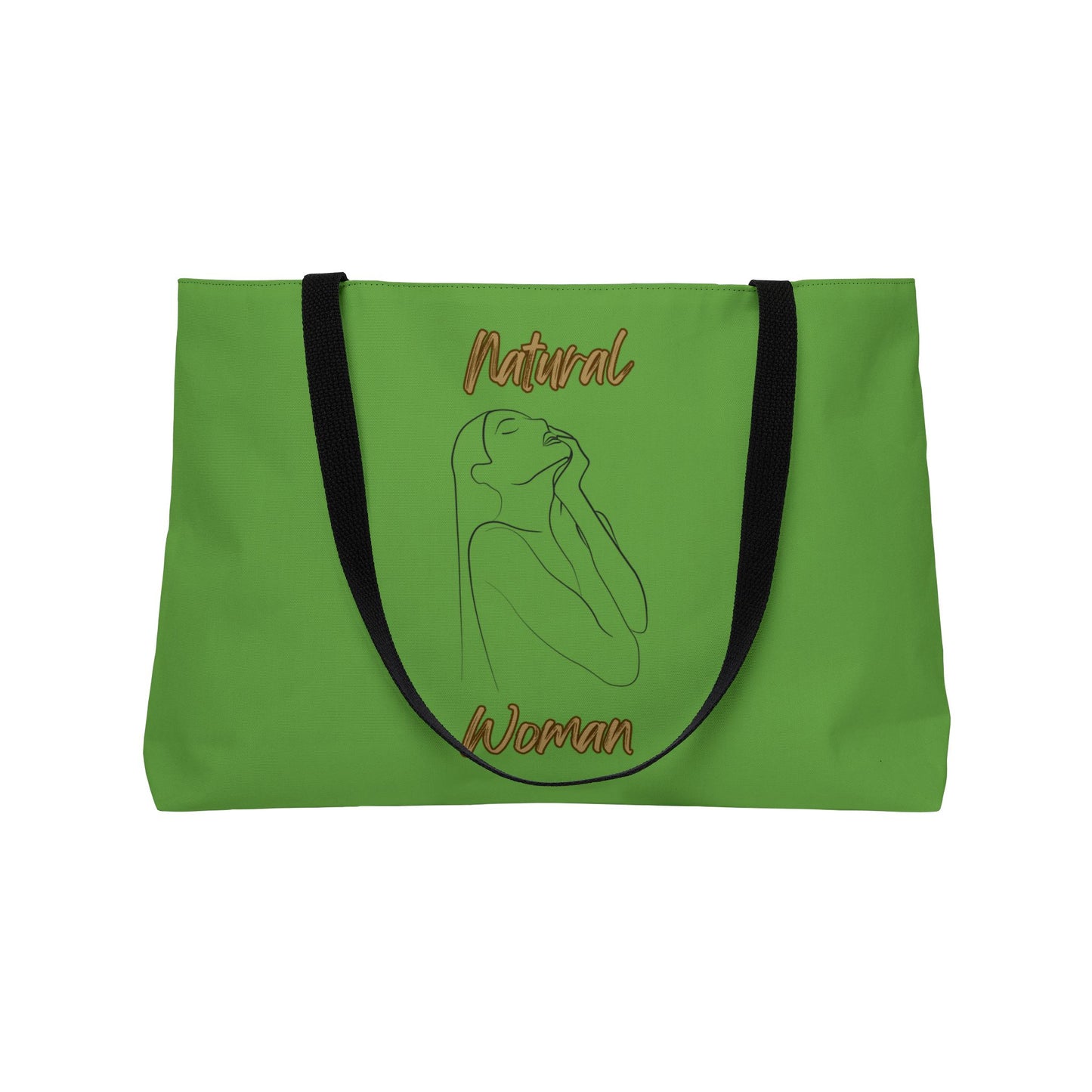 Natural Woman Thank You (BL) Weekender Tote Bag GREEN