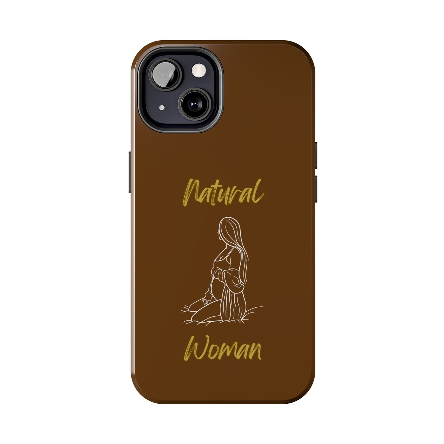 Natural Woman Expecting (WL)Tough Phone Cases BROWN