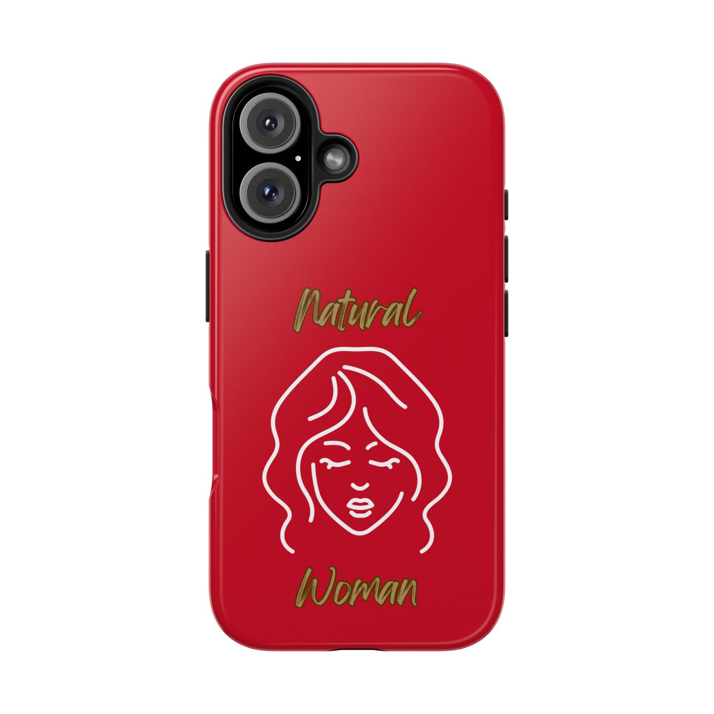 Natural Woman Modest (WL)Tough Phone Cases DARK RED